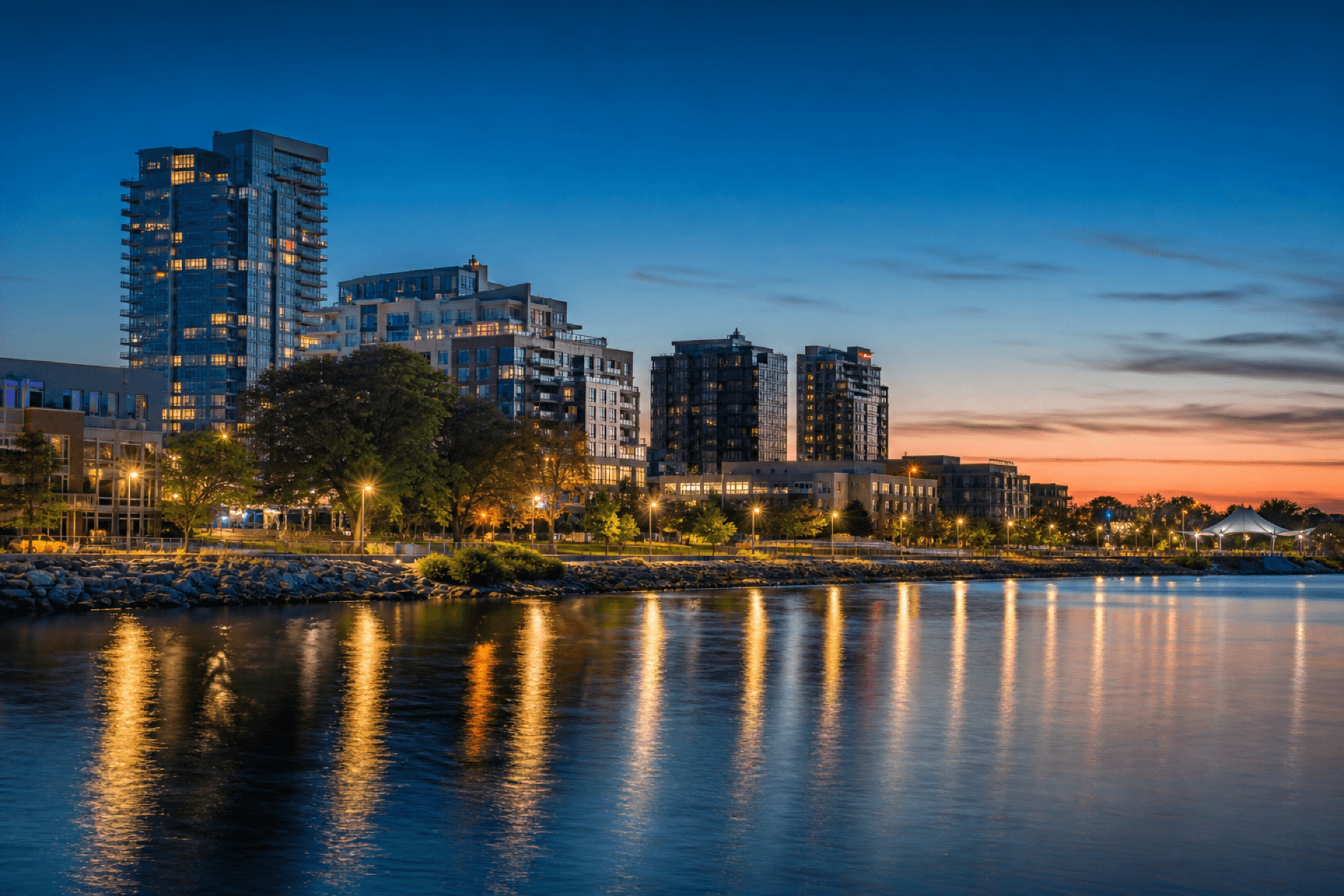 Burlington waterfront